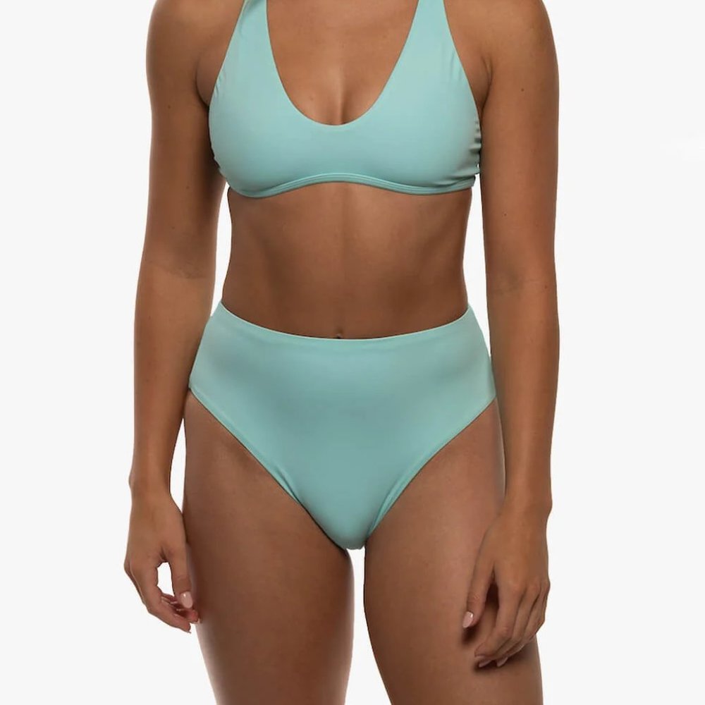 NWT Jolyn Natia Bikini Bottom, M, Aqua